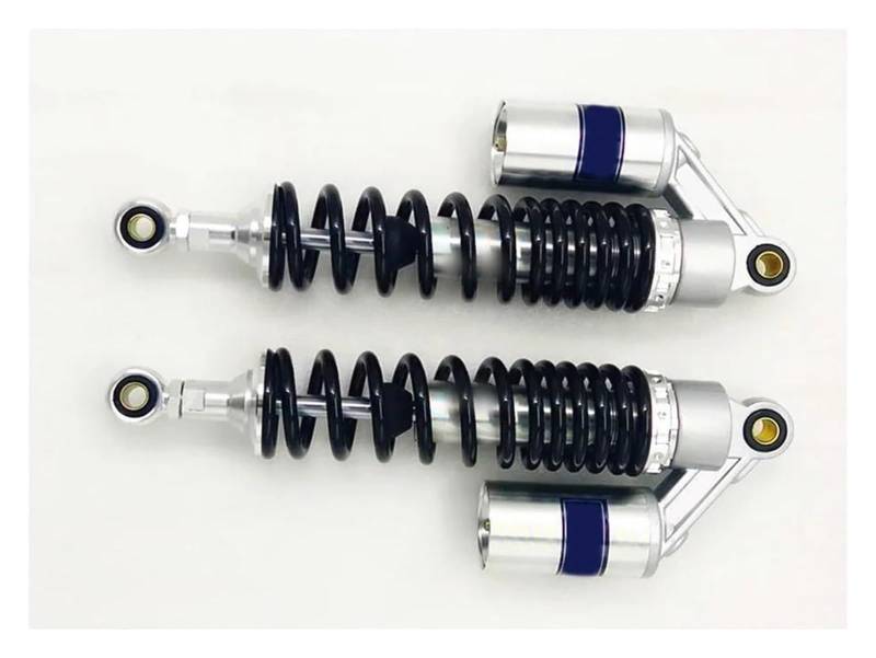 Motorrad Stoßdämpfer Hinten Für K&awasaki ER500 C1-C4 2001-2006 Motorrad-Stoßdämpfer 350MM 8mm Feder Motorrad-Stoßdämpfer Stoßdämpfer Hinten(Silver Black) von UTONGMU