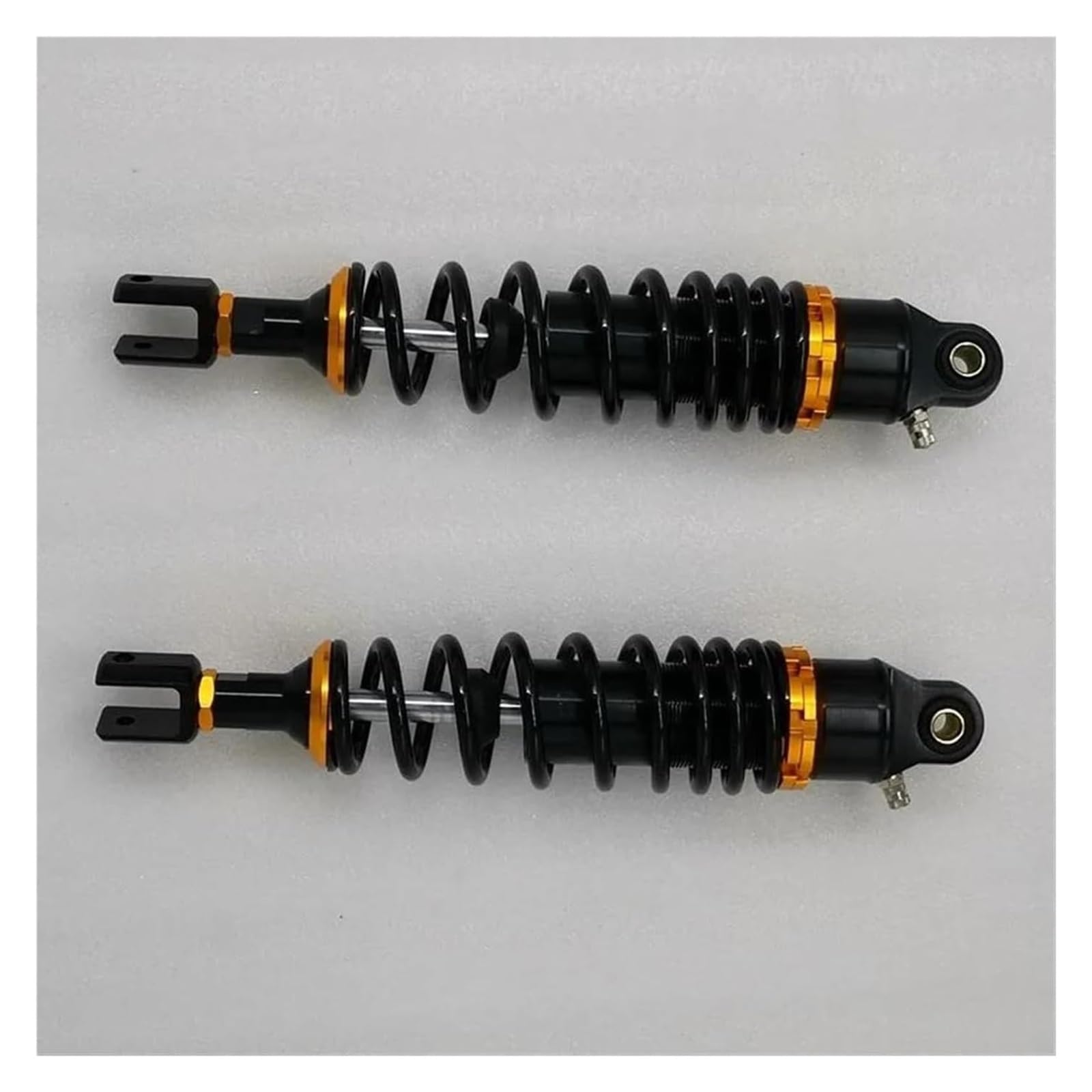 Motorrad Stoßdämpfer Hinten Für K&awasaki Motorrad-Stoßdämpfer 7mm Feder 350mm Motorrad-Stoßdämpfer Hinterrad-Stoßdämpfer Motorrad(Black Gold) von UTONGMU