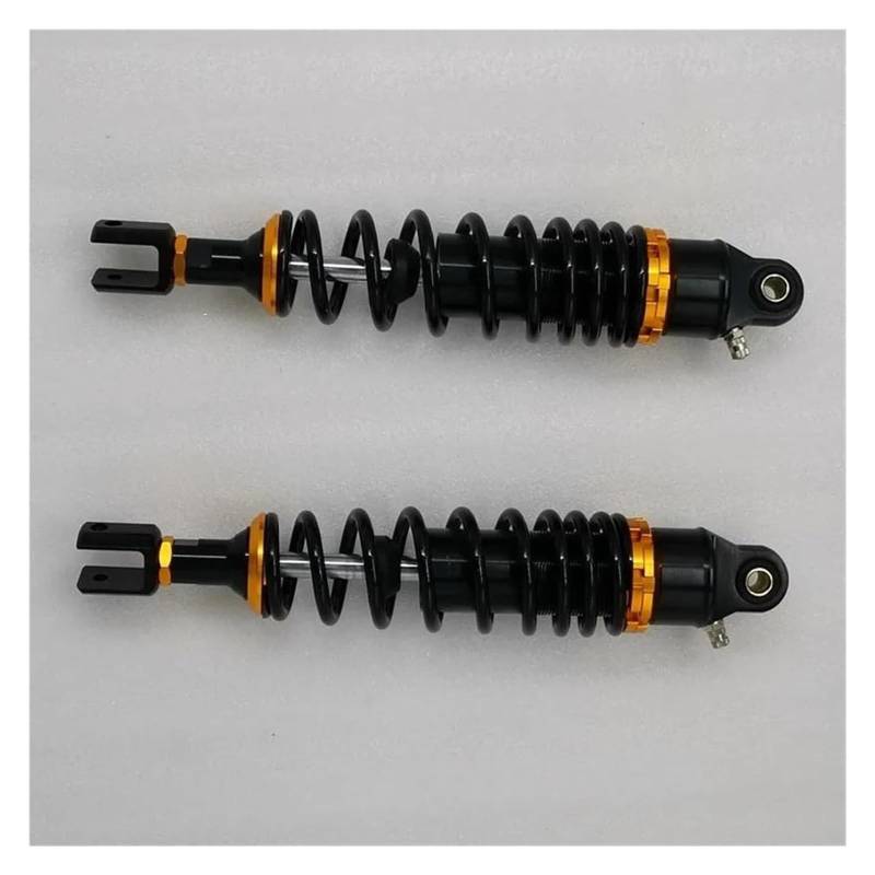 Motorrad Stoßdämpfer Hinten Für K&awasaki Motorrad-Stoßdämpfer 7mm Feder 350mm Motorrad-Stoßdämpfer Hinterrad-Stoßdämpfer Motorrad(Black Gold) von UTONGMU