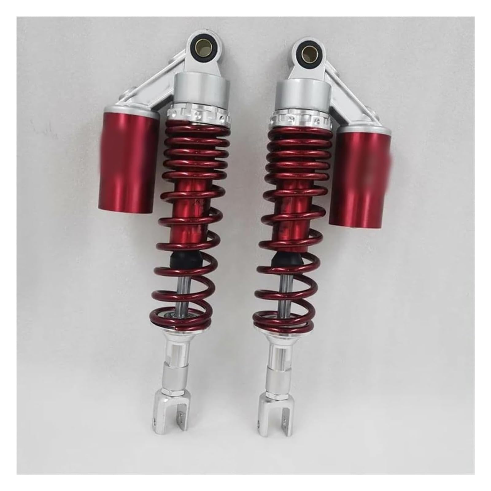Motorrad Stoßdämpfer Hinten Für K&awasaki Motorrad-Stoßdämpfer 7mm Feder 350mm Motorrad-Stoßdämpfer Hinterrad-Stoßdämpfer Motorrad(Red) von UTONGMU