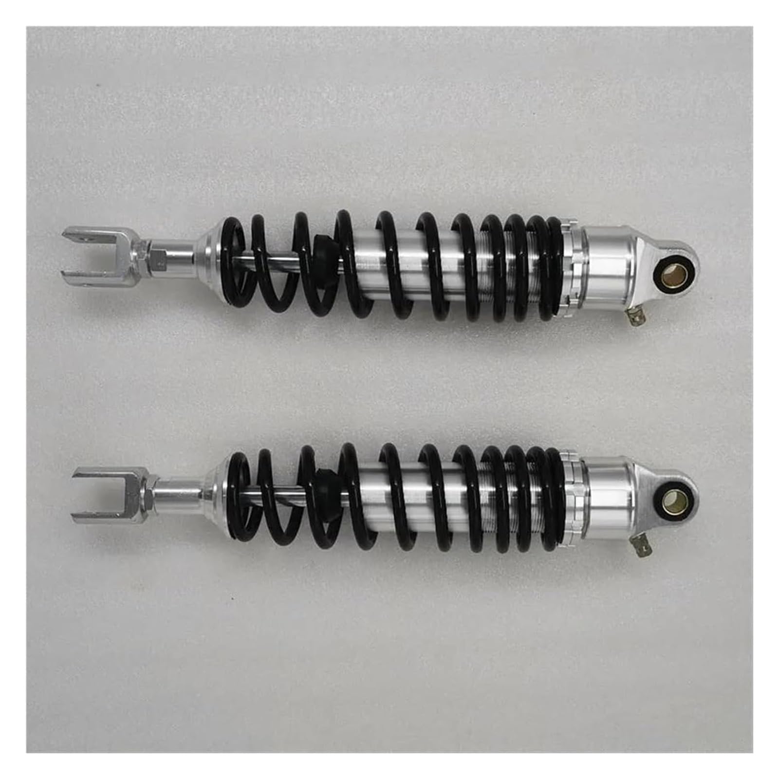Motorrad Stoßdämpfer Hinten Für K&awasaki Motorrad-Stoßdämpfer 7mm Feder 350mm Motorrad-Stoßdämpfer Hinterrad-Stoßdämpfer Motorrad(Silver Black) von UTONGMU
