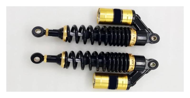Motorrad Stoßdämpfer Hinten Für K&awasaki Motorrad-Stoßdämpfer 8mm Feder 305mm 315mm 325mm Motorrad-Stoßdämpfer(305mm Gold) von UTONGMU