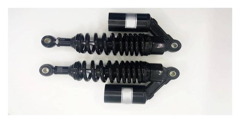 Motorrad Stoßdämpfer Hinten Für K&awasaki Motorrad-Stoßdämpfer 8mm Feder 305mm 315mm 325mm Motorrad-Stoßdämpfer(315mm Full Black) von UTONGMU