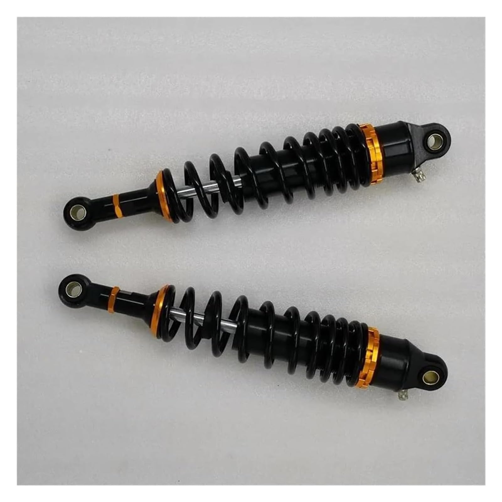 Motorrad Stoßdämpfer Hinten Für K&awasaki Motorrad-Stoßdämpfer Universal 350mm Motorrad-Hinterrad-Luftstoßdämpfer-Aufhängung(Black Gold) von UTONGMU