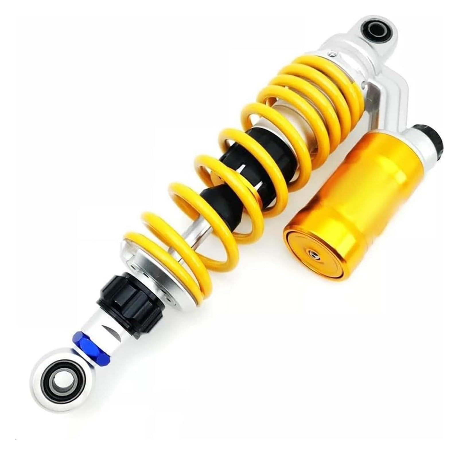 Motorrad Stoßdämpfer Hinten Für K&awasaki Universal 320mm 340mm 360mm Gabel Motorrad Roller Einstellbarer Rückpralldämpfungsstoßdämpfer(310mm Round 1 Pcs) von UTONGMU