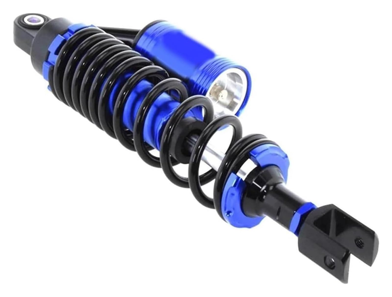 Motorrad Stoßdämpfer Hinten Für Roller ATV Quad Universal 320mm 340mm Motorrad Hinten Air Stoßdämpfer Hinten Suspension Hinten Stoßdämpfer(320mm Blue Fork) von UTONGMU