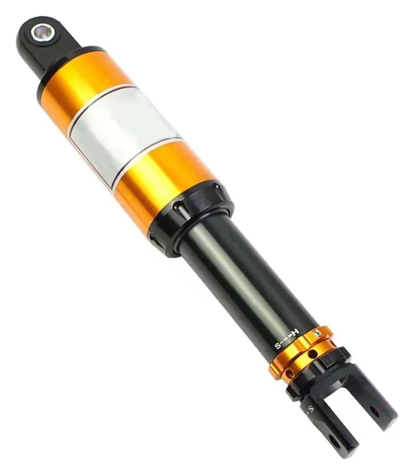 Motorrad Stoßdämpfer Hinten Für Roller Moped ATV Quad Dirt Sport Bike Go Kart 280mm-320mm Motorrad Hinten Einstellen Dämpfung Stoßdämpfer(308 Ou Gold) von UTONGMU
