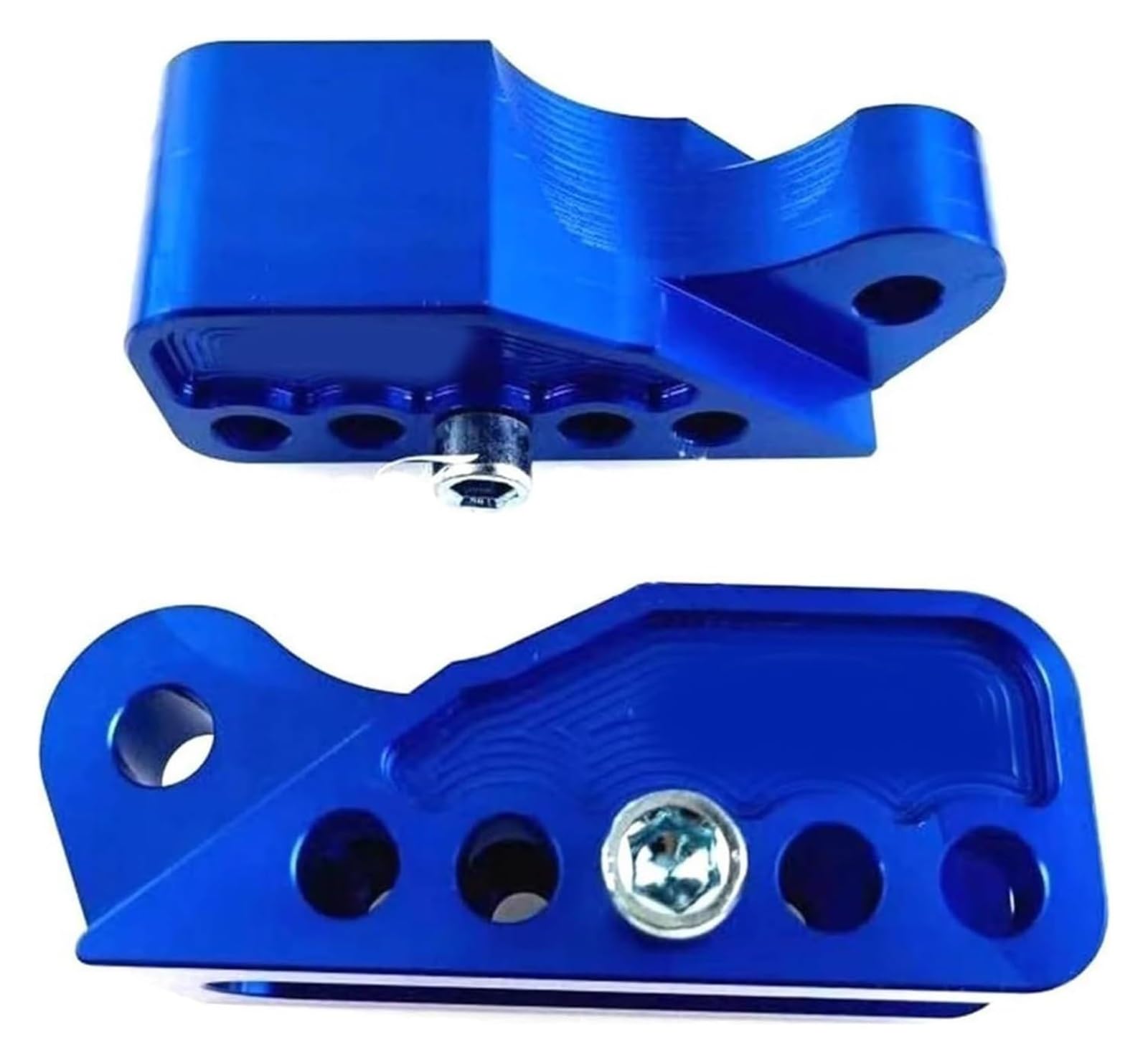 Motorrad Stoßdämpfer Hinten Für S&uzuki Scooter Motorrad-Hinterrad-Stoßdämpfer Rückwärtsadapter Erhöhung Refit Universal-Motorrad-Hinterrad-Stoßdämpfer(Blue 5 Holes 1pair) von UTONGMU
