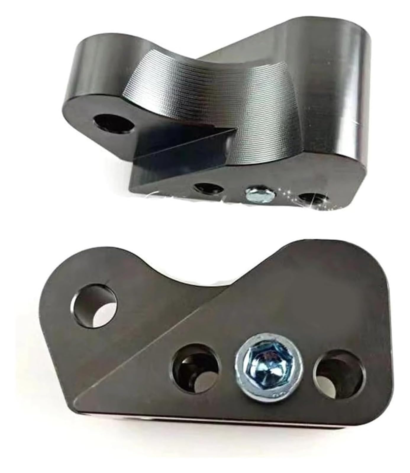 Motorrad Stoßdämpfer Hinten Für S&uzuki Scooter Motorrad-Hinterrad-Stoßdämpfer Rückwärtsadapter Erhöhung Refit Universal-Motorrad-Hinterrad-Stoßdämpfer(Gray 3 Holes 1pair) von UTONGMU