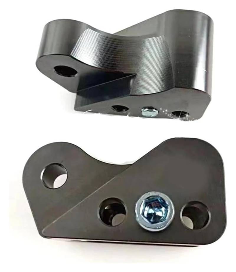 Motorrad Stoßdämpfer Hinten Für S&uzuki Scooter Motorrad-Hinterrad-Stoßdämpfer Rückwärtsadapter Erhöhung Refit Universal-Motorrad-Hinterrad-Stoßdämpfer(Gray 3 Holes 1pair) von UTONGMU
