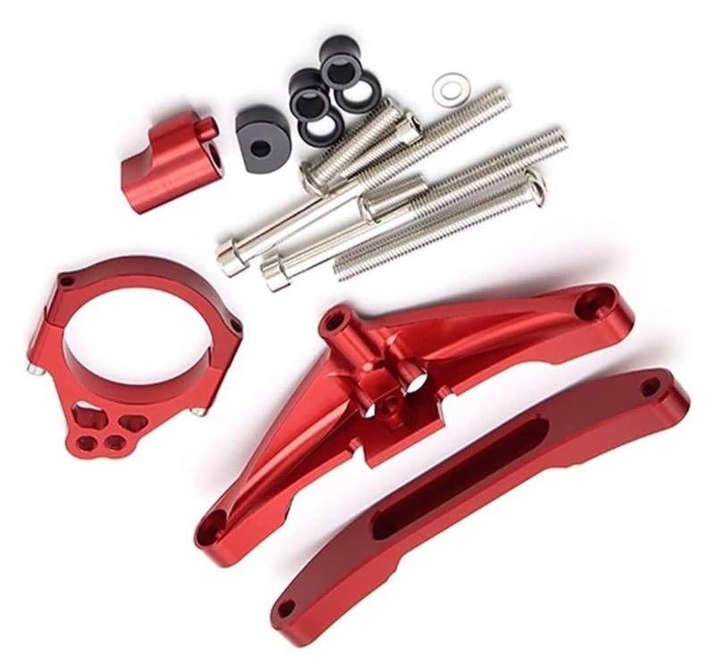 Motorrad Stoßdämpfer Hinten Für Y&amaha FZ1 Für FAZER FZ1-N 2006-2015 Motorrad-Lenkstabilisator-Montagesatz Einstellbares Stoßdämpferhalterungszubehör(14) von UTONGMU