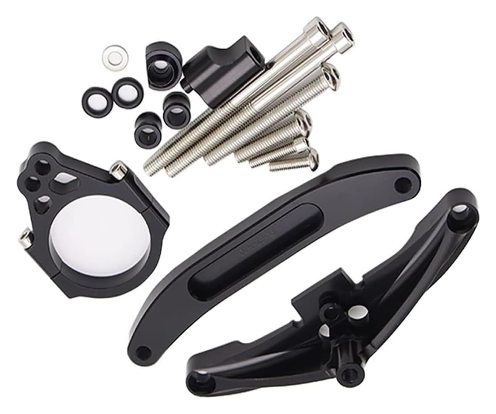 Motorrad Stoßdämpfer Hinten Für Y&amaha FZ1 Für FAZER FZ1-N 2006-2015 Motorrad-Lenkstabilisator-Montagesatz Einstellbares Stoßdämpferhalterungszubehör(3) von UTONGMU