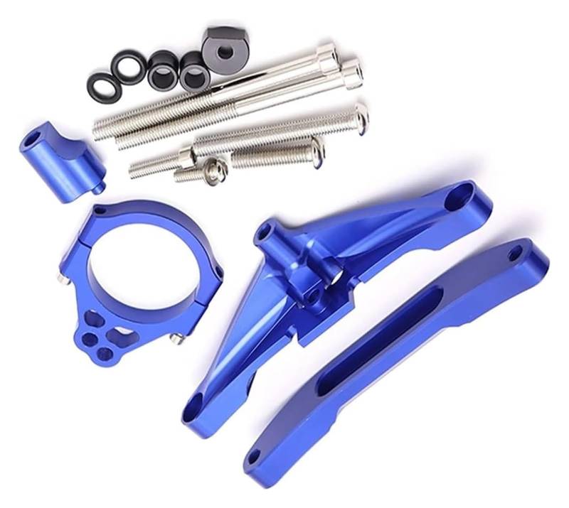Motorrad Stoßdämpfer Hinten Für Y&amaha FZ1 Für FAZER FZ1-N 2006-2015 Motorrad-Lenkstabilisator-Montagesatz Einstellbares Stoßdämpferhalterungszubehör(4) von UTONGMU