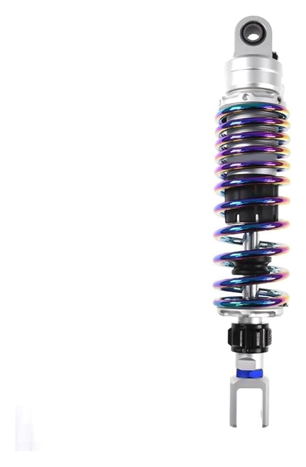Motorrad Stoßdämpfer Hinten Für Y&amaha Hinterradaufhängung 270 Mm - 360 Mm Mehrere Größen Motorrad Hinten Einstellen Dämpfung Stoßdämpfer(300mm Multicolor F) von UTONGMU