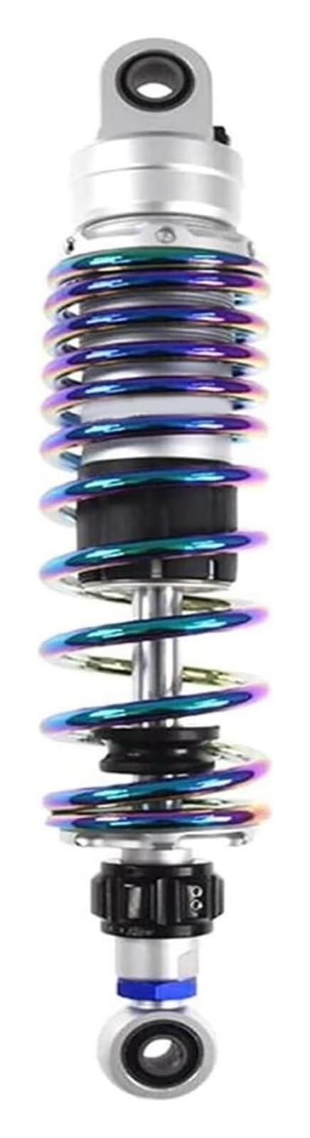 Motorrad Stoßdämpfer Hinten Für Y&amaha Hinterradaufhängung 270 Mm - 360 Mm Mehrere Größen Motorrad Hinten Einstellen Dämpfung Stoßdämpfer(330mm Multicolor R) von UTONGMU