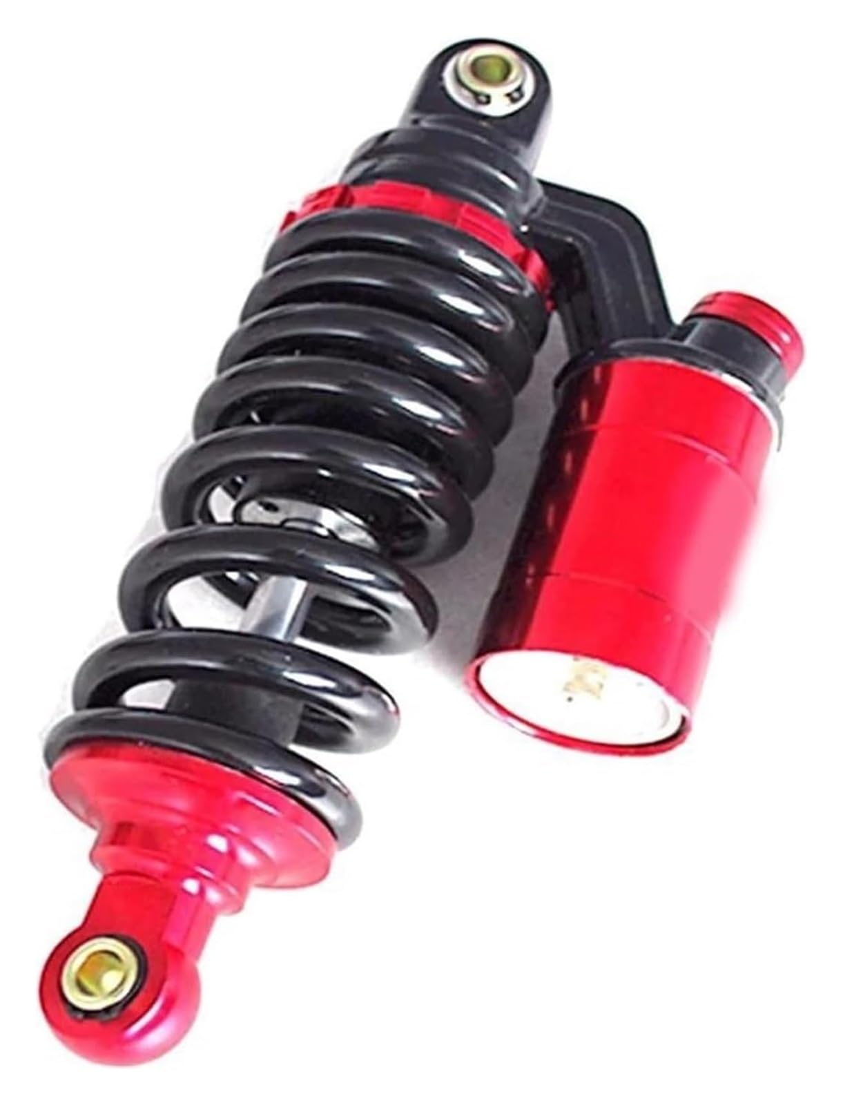 Motorrad Stoßdämpfer Hinten Für Y&amaha Motorrad-Stoßdämpfer 10''/255mm Motorrad-Hinterrad-Stoßdämpfer Motorrad-Hinterrad-Stoßdämpfer(Black Red) von UTONGMU