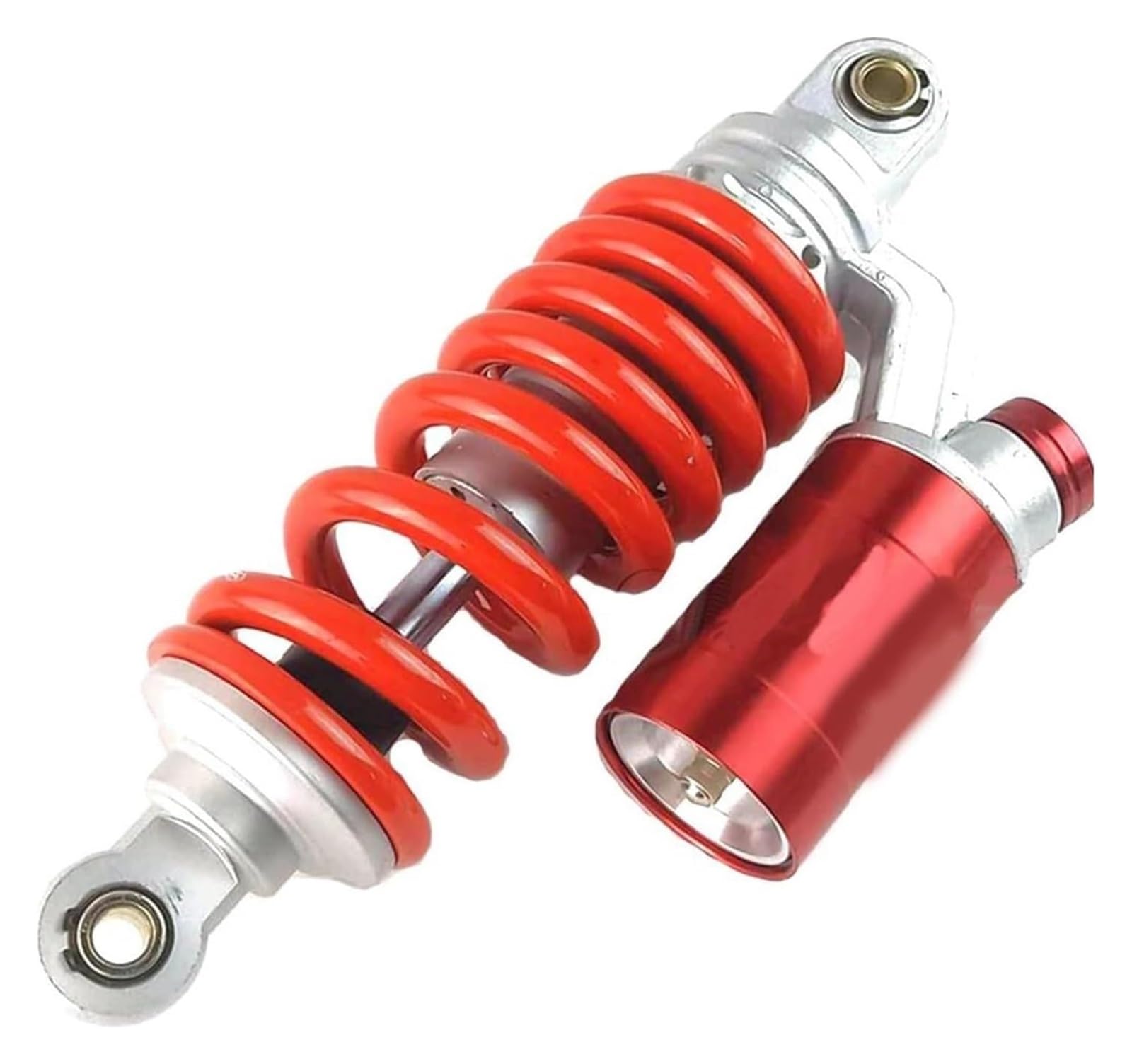 Motorrad Stoßdämpfer Hinten Für Y&amaha Motorrad-Stoßdämpfer 10''/255mm Motorrad-Hinterrad-Stoßdämpfer Motorrad-Hinterrad-Stoßdämpfer(Red) von UTONGMU