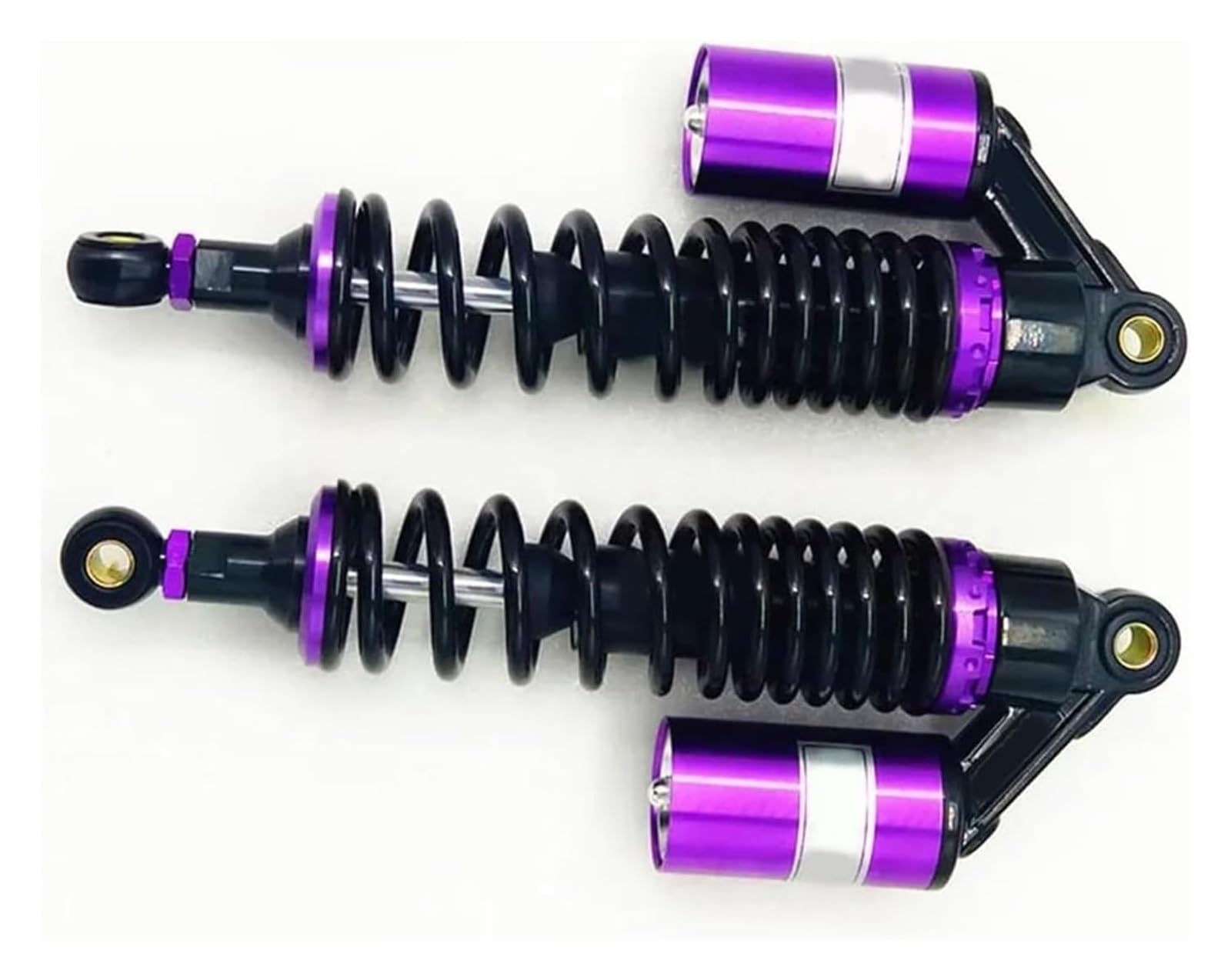 Motorrad Stoßdämpfer Hinten Für Y&amaha Motorrad-Stoßdämpfer 350MM 8mm Feder Motorrad-Stoßdämpfer Motorrad-Hinterrad-Stoßdämpfer(Black Purple) von UTONGMU