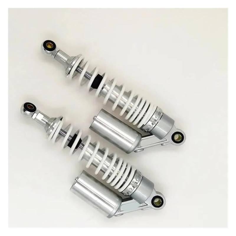 Motorrad Stoßdämpfer Hinten Für Y&amaha Motorrad-Stoßdämpfer 350MM 8mm Feder Motorrad-Stoßdämpfer Motorrad-Hinterrad-Stoßdämpfer(White) von UTONGMU