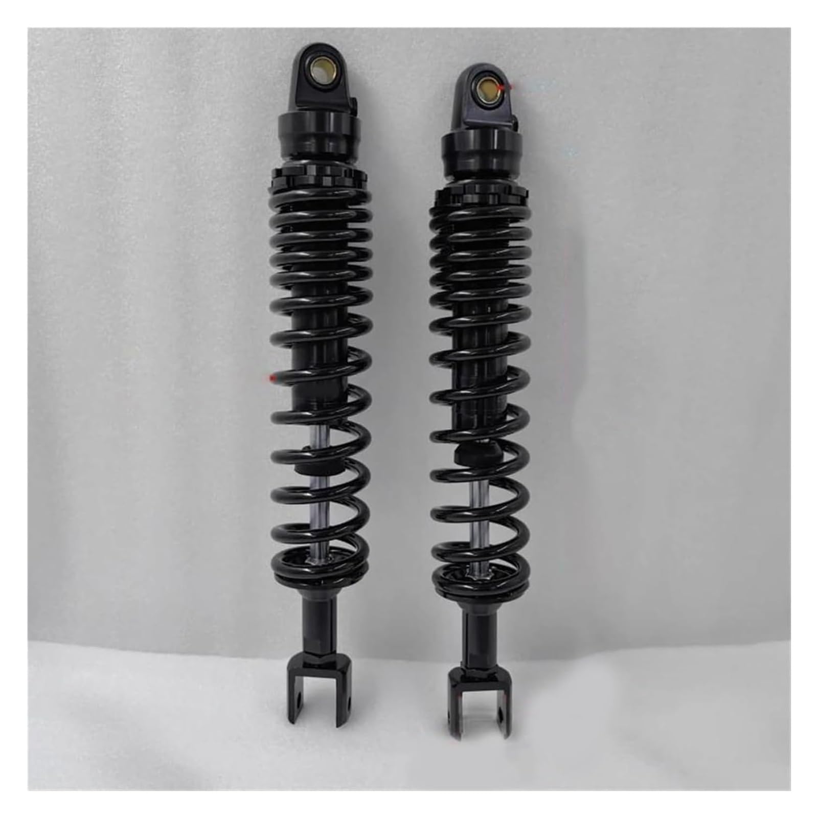Motorrad Stoßdämpfer Hinten Für Y&amaha Motorrad-Stoßdämpfer 8mm Feder 360mm 390mm 415mm Motorrad-Hinterrad-Stoßdämpfer Hinterrad-Stoßdämpfer(Dq 415a20.5m8 Black) von UTONGMU
