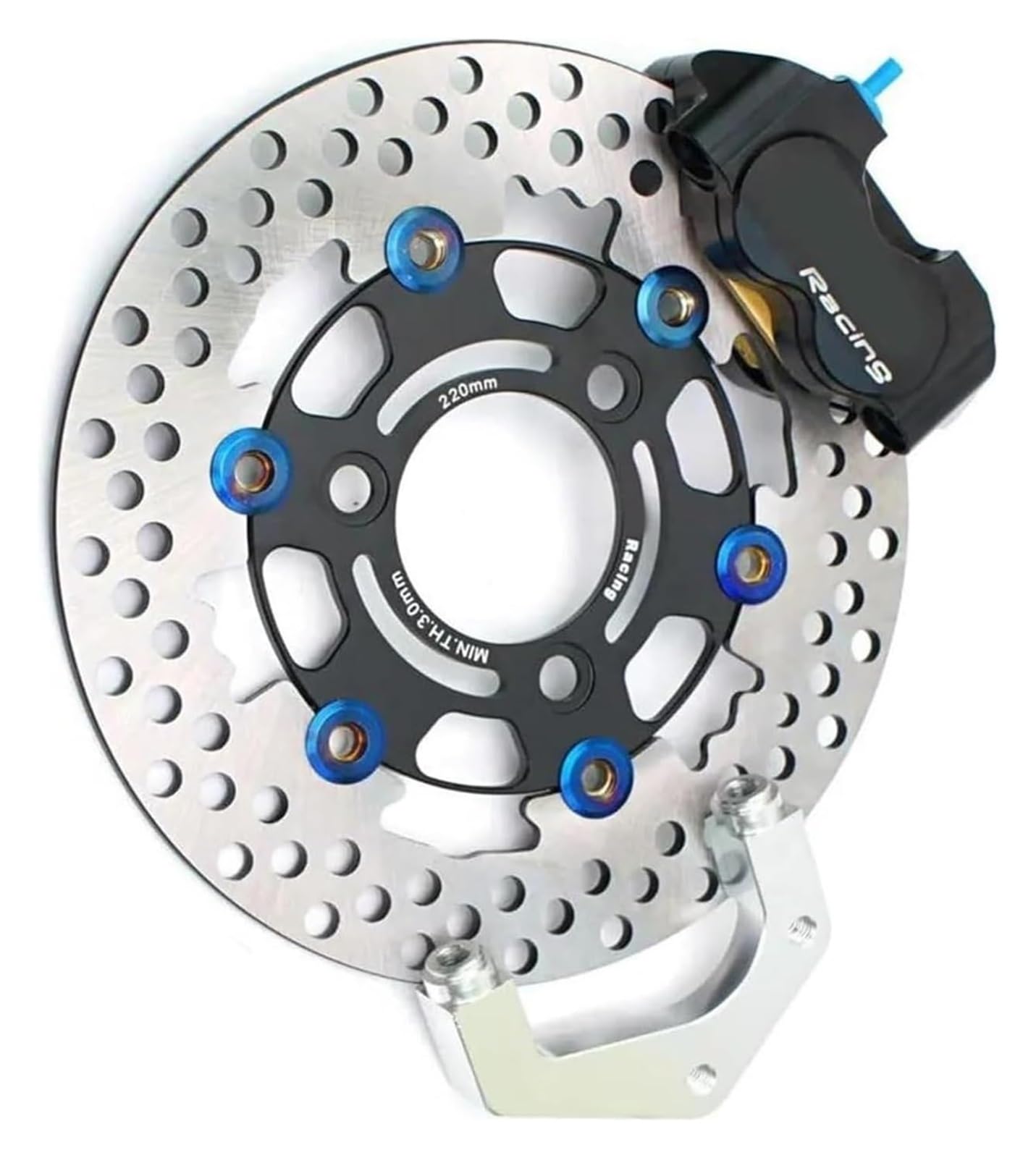 Motorrad Stoßdämpfer Hinten Für Y&amaha RSZ Froce Jog Fuxi Little Turtle King 360MM 27 Kern Motorrad Vorderradgabel Stoßdämpfer Hinterrad Stoßdämpfer(Disc Kit Black) von UTONGMU