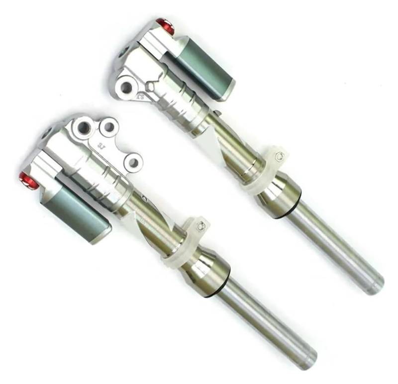 Motorrad Stoßdämpfer Hinten Für Y&amaha RSZ Froce Jog Fuxi Little Turtle King 360MM 27 Kern Motorrad Vorderradgabel Stoßdämpfer Hinterrad Stoßdämpfer(Front Fork Silver) von UTONGMU