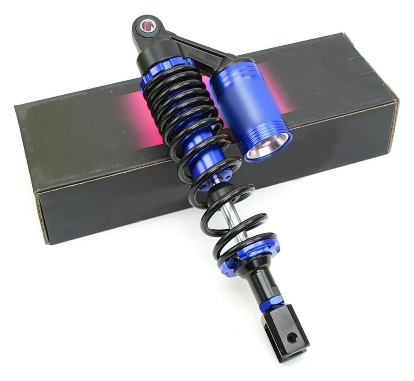 Motorrad Stoßdämpfer Hinten Für Y&amaha Scooter ATV Quad Dirt Bike Pocket Bike Universal 325MM Motorrad Hinterrad Stoßdämpfer Federung Hinterrad Stoßdämpfer(325mm Blue) von UTONGMU