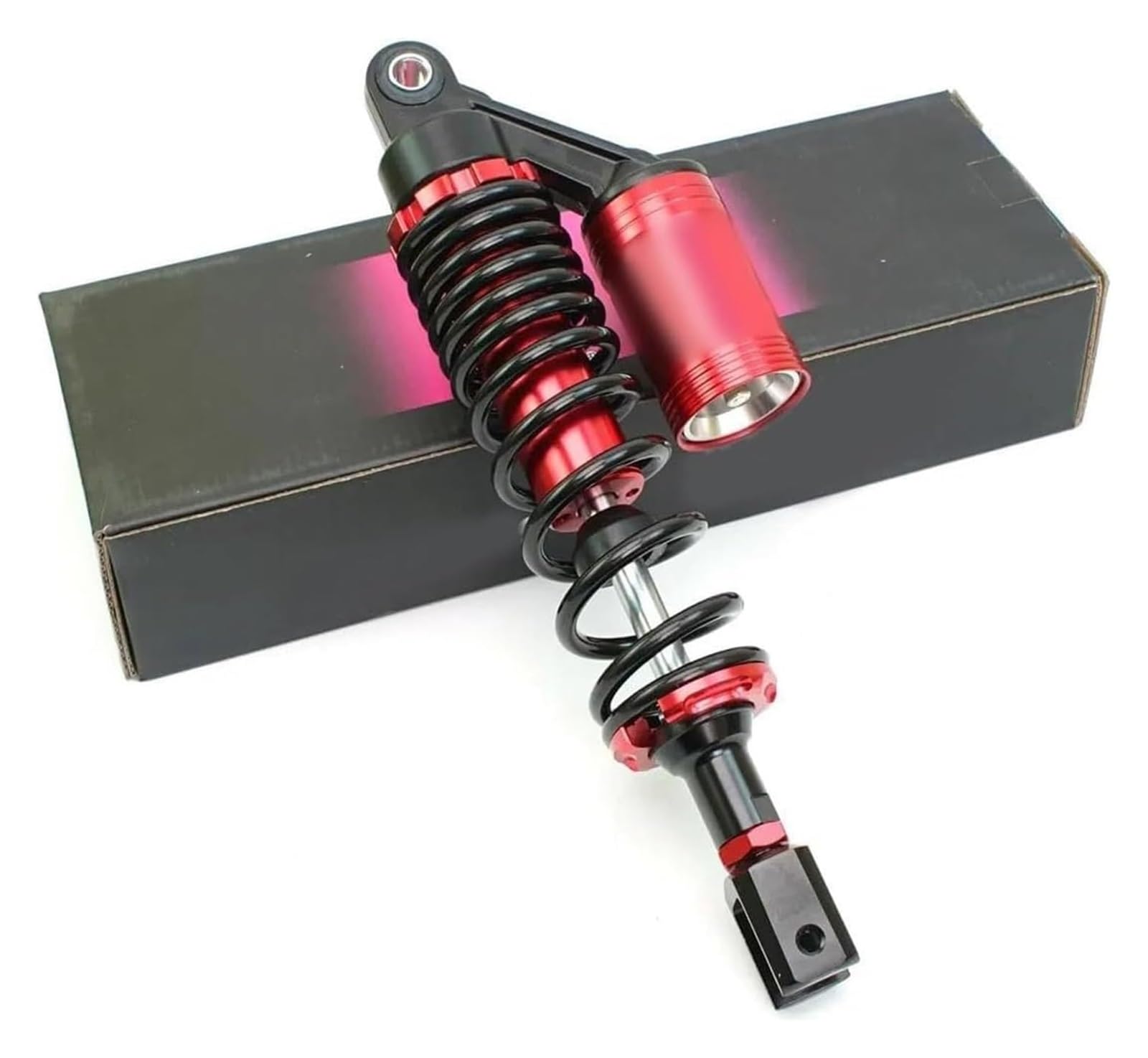 Motorrad Stoßdämpfer Hinten Für Y&amaha Scooter ATV Quad Dirt Bike Pocket Bike Universal 325MM Motorrad Hinterrad Stoßdämpfer Federung Hinterrad Stoßdämpfer(325mm Red) von UTONGMU