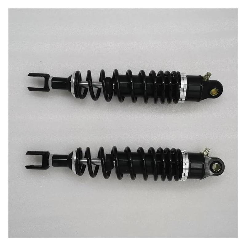 Motorrad Stoßdämpfer Hinten Für Y&amaha X MAX 300 Xmax 300 7mm Feder 350mm Motorrad-Stoßdämpfer Motorrad-Hinterrad-Stoßdämpfer(Black Silver) von UTONGMU