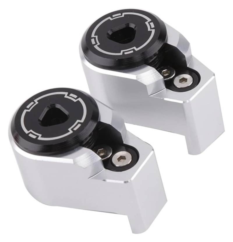 Motorrad Stoßdämpfer Hinten Für Y&amaha X-MAX Xmax 125 250 300 N-max 155 Zubehör Motorrad-Stoßdämpfer Diebstahlsicherung Hinterer Stoßdämpfer(Silver) von UTONGMU