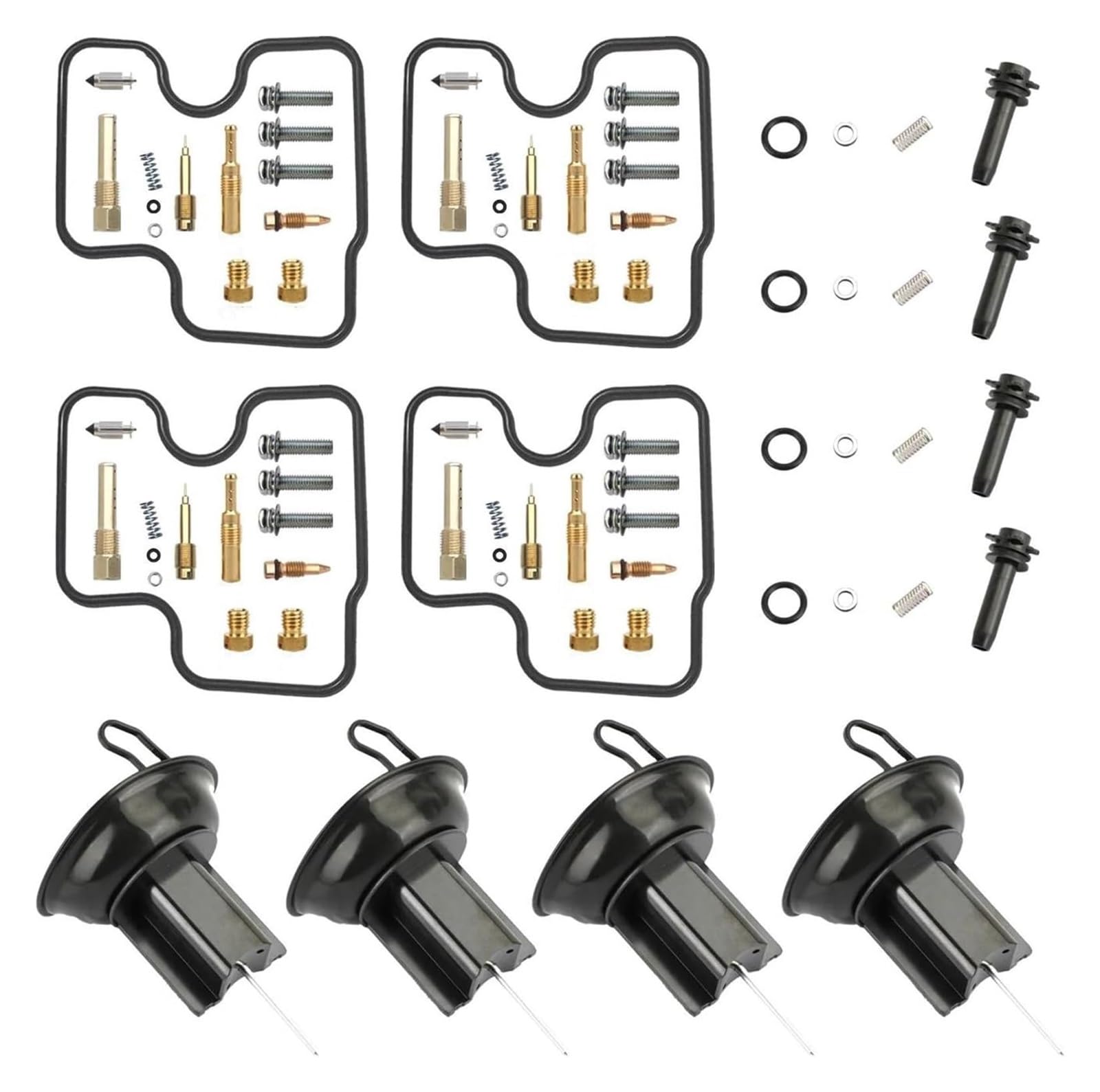 Vergaser Membran Reparatursatz Für CB400SF NC31 CB400 Für SUPER Für Vier Für VTEC Motorrad Vergaser Reparatur Motor Carb Schwimmer Dichtung Wiederaufbau Teile(Color 1) von UTONGMU