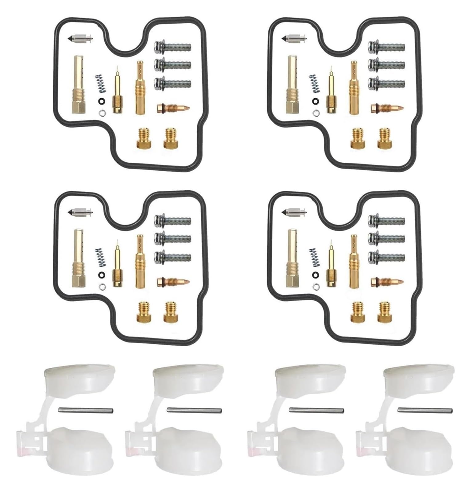 Vergaser Membran Reparatursatz Für CB400SF NC31 CB400 Für SUPER Für Vier Für VTEC Motorrad Vergaser Reparatur Motor Carb Schwimmer Dichtung Wiederaufbau Teile(Color 6) von UTONGMU