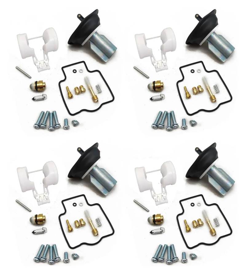 Vergaser Membran Reparatursatz Für K&awasaki ZX400 ZXR400 1990-1999 ZX ZXR 400 Motorradvergaser Reparatur Schwimmende Nadel Sitzkolben Vakuum Ersatz von UTONGMU
