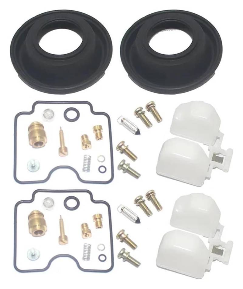 Vergaser Membran Reparatursatz Für Suzuki GS500 2001-2002 GS 500 Motorrad Vergaser Reparatur Nadel Ventil Schwimmer Membran Carb Rebuild Rebuild Kits(Set 1) von UTONGMU
