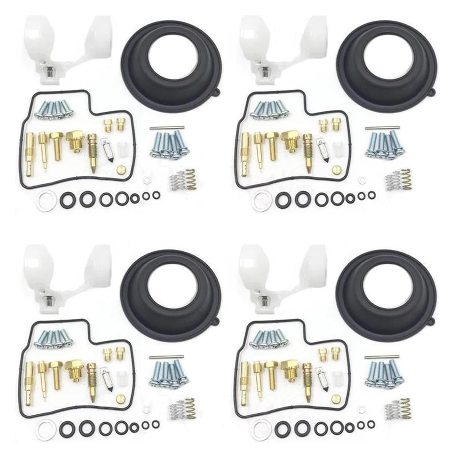 Vergaser Membran Reparatursatz Für V45 Für Magna 700 VF750S VF750F Motorrad Vergaser Reparatur Membran Ventil Dichtung Wiederaufbau Teile Rebuild Kits(4 Set) von UTONGMU