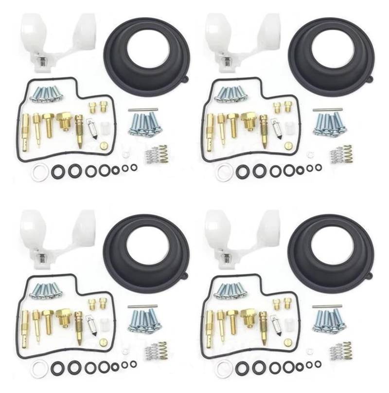 Vergaser Membran Reparatursatz Für V45 Für Magna 700 VF750S VF750F Motorrad Vergaser Reparatur Membran Ventil Dichtung Wiederaufbau Teile Rebuild Kits(4 Set) von UTONGMU