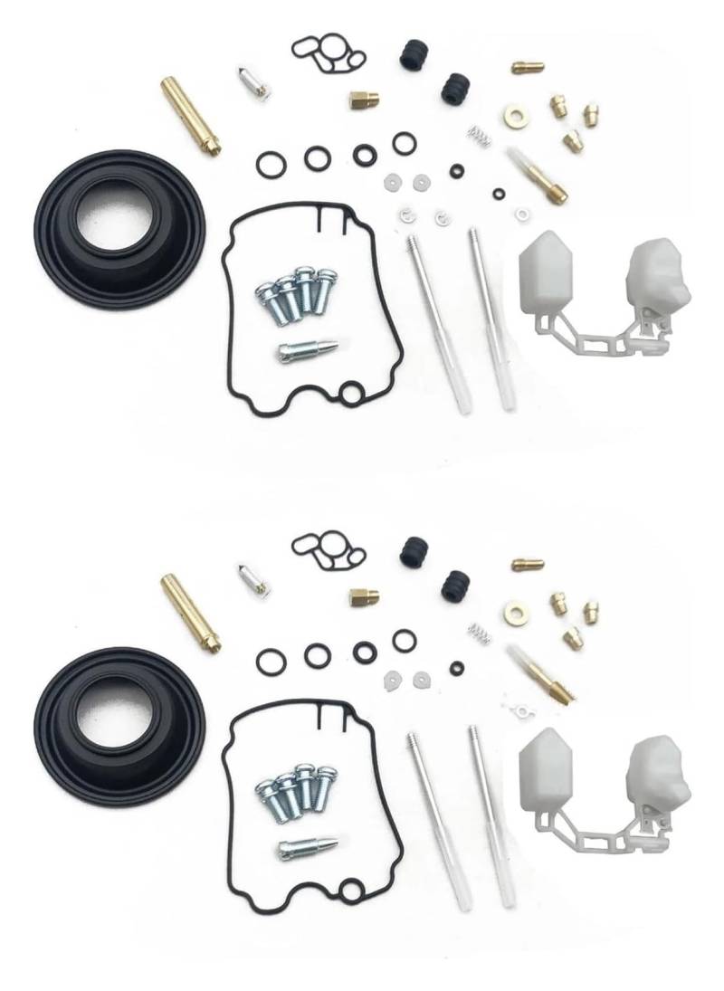 Vergaser Membran Reparatursatz Für Y&amaha 1989 Für Version FZR250 3LN1 FZR 250 Motorradvergaserreparatur Konfigurieren Sie Vakuummembran Und Schwimmer(Color 2) von UTONGMU