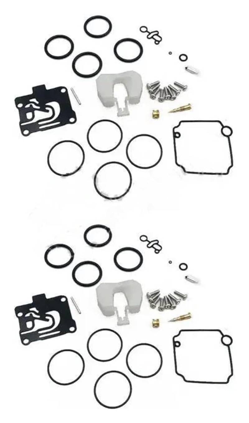 Vergaser Membran Reparatursatz Für Y&amaha 62Y-W0093-11-00 62Y-W0093-10-00 62Y-W0093-11 62Y-W00 1993-2010 Motorradvergaser-Reparaturdichtung Mit Schwimmersätzen(Kit 2) von UTONGMU