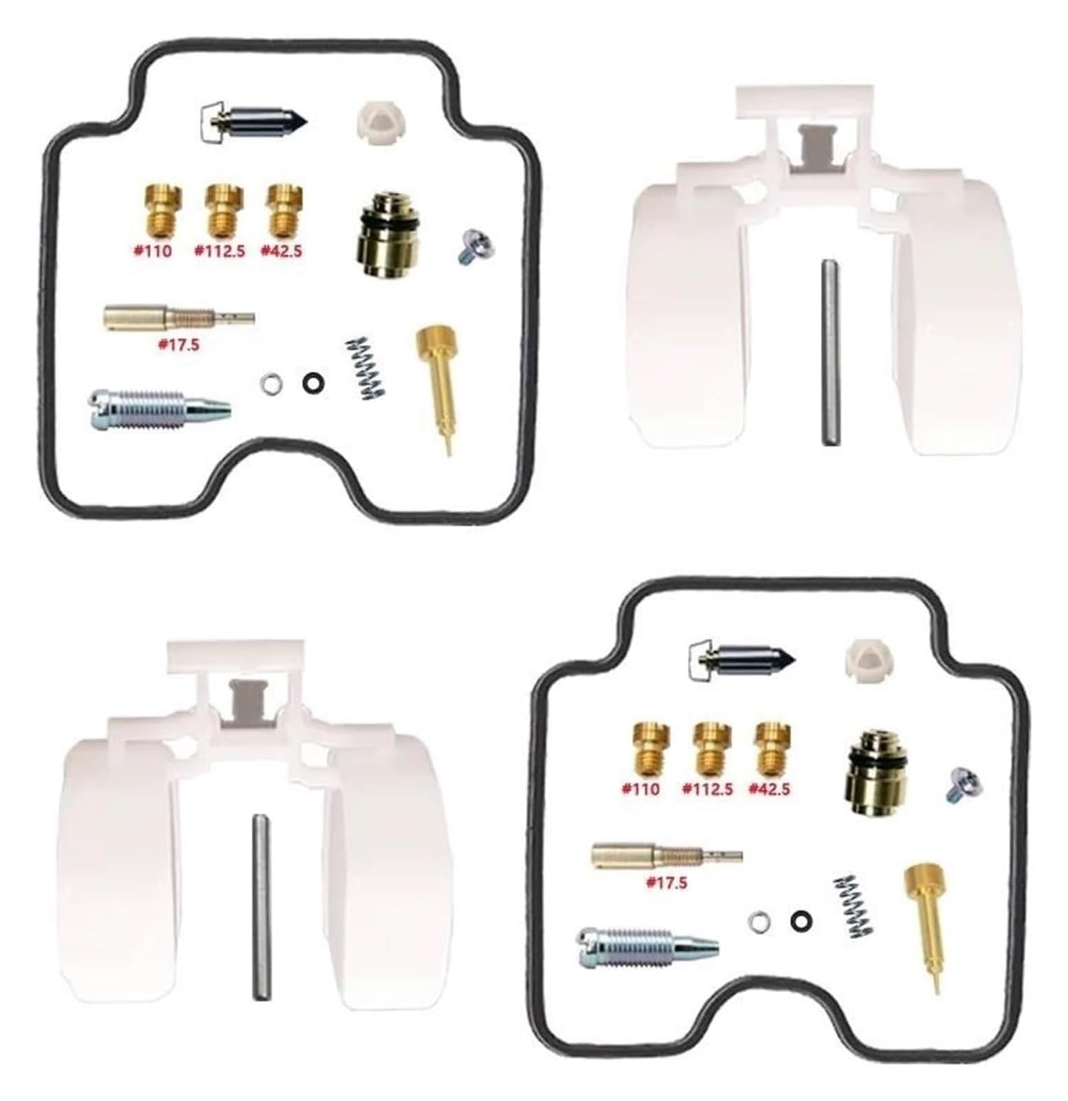 Vergaser Membran Reparatursatz Für Y&amaha Für Dragstar 1100 XVS1100 1999-2006 Motorrad-Vergaser-Vergaser-Reparatur-Kolben-Membran-Schwimmer-Aircut-Teile-Ersatz(Color 3) von UTONGMU