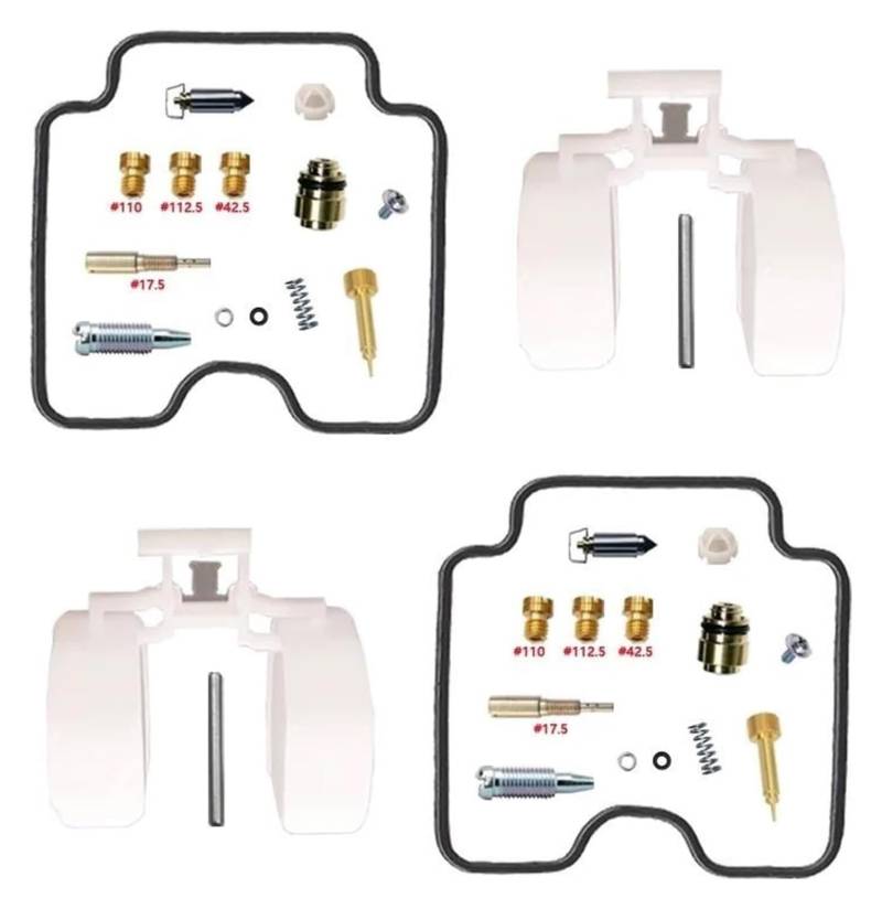 Vergaser Membran Reparatursatz Für Y&amaha Für Dragstar 1100 XVS1100 1999-2006 Motorrad-Vergaser-Vergaser-Reparatur-Kolben-Membran-Schwimmer-Aircut-Teile-Ersatz(Color 3) von UTONGMU