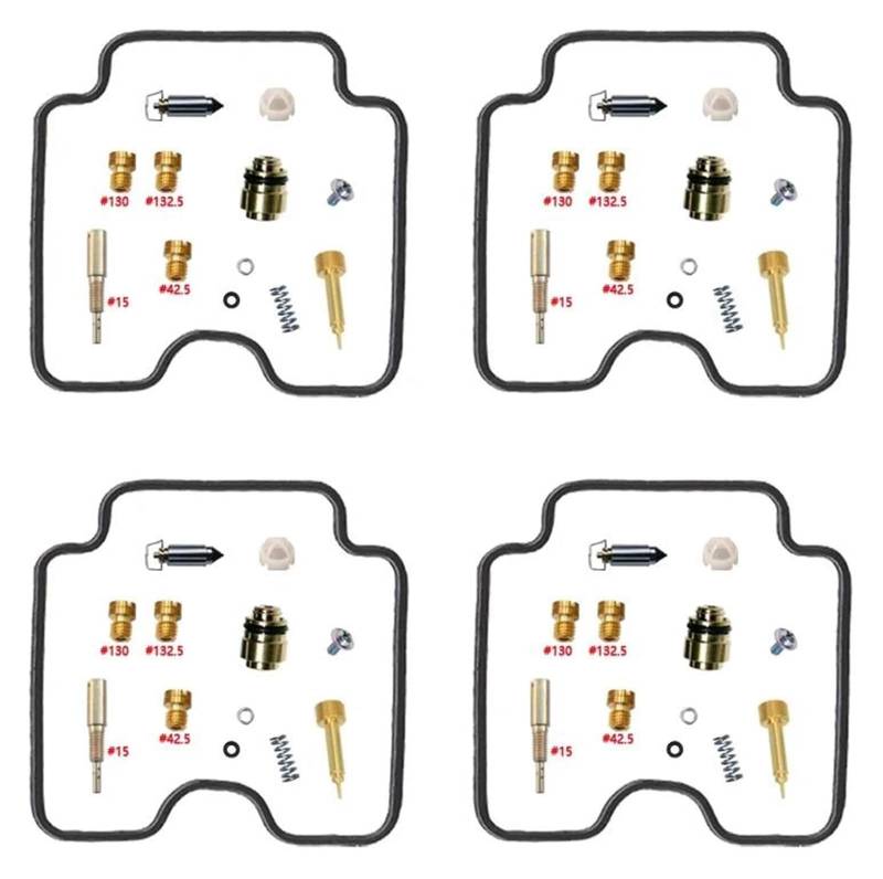 Vergaser Membran Reparatursatz Für Y&amaha Für FAZER FZS1000 FZS 1000 FZ-1 2001-2005 Motorrad-Vergaser-Vergaser-Reparatur Schwimmer-Drosselklappen-Membran-Ersatz(Color 2) von UTONGMU