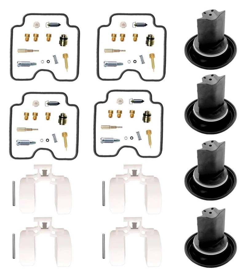 Vergaser Membran Reparatursatz Für Y&amaha XJR1300 2002-2006 XJR 1300 Motorradvergaser Reparatur Wiederaufbau Schwimmerkolben Membran Carb Kits von UTONGMU