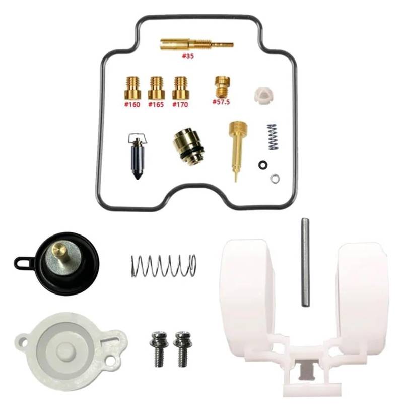 Vergaser Membran Reparatursatz Für Y&amaha XV1600 XV1600A Für Road Star Für Wild Star VP08 1999-2002 XV1700 2004-2007 Motorradvergaser Carb Reparatursätze Ersatz(Color 4) von UTONGMU