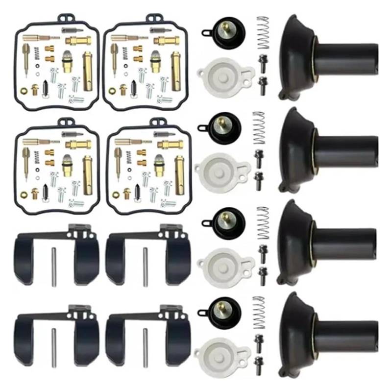 Vergaser Membran Reparatursatz Für Y&amaha XVZ 1300 XVZ1300A XVZ13LT XVZ13A XVZ1300 Motorradvergaser Reparatur Schwimmerkolben Membran Vergaser Umbausätze(Black 4) von UTONGMU