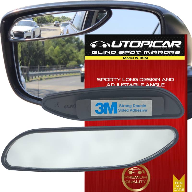 UTOPICAR Winkelspiegeln Für Die Verkehrssicherheit, Außenspiegel Für Große Rückansicht (2 Stück) von UTOPICAR