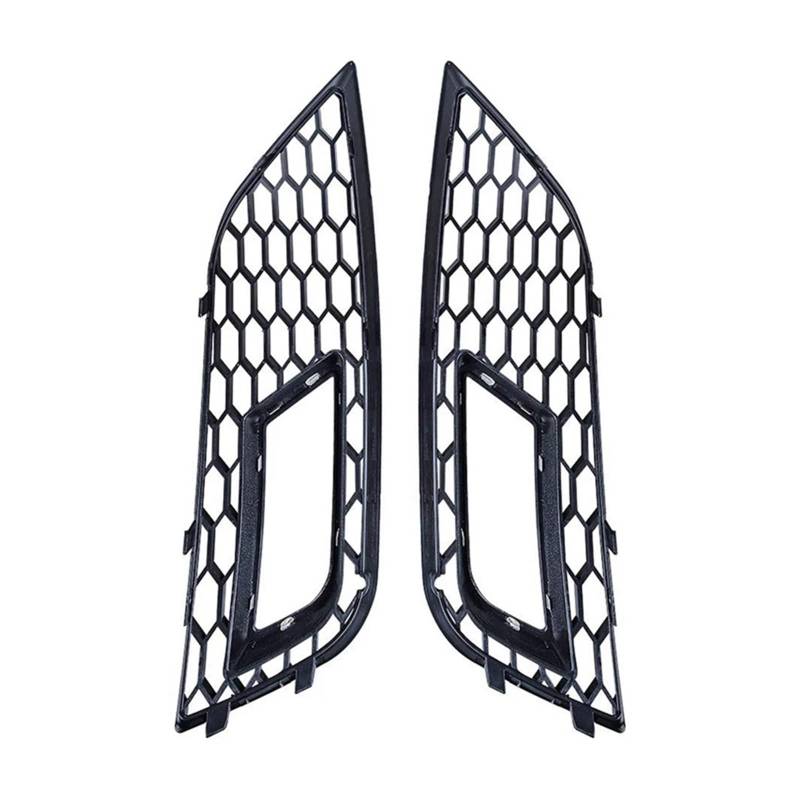 UTSKWD 1 Paar Mesh-Nebelscheinwerfergrill, kompatibel mit Audi A4 B8.5 2013–2016 von UTSKWD
