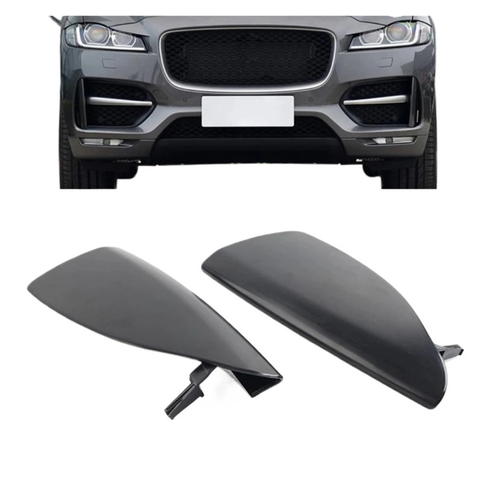 UTSKWD 2 Stück Auto-Frontstoßstange Nebelscheinwerfer Kühlergrill Gitter Formteil unlackiert T4A6183LML | T4A6182LML | Kompatibel mit Jaguar F-Pace 2016 2017 2018 2019 2020 UTSKWD 2 Stück Auto-Frontstoßstange Nebelscheinwerfer Kühlergrill Gitter Formteil unlackiert T4A6183LML | T4A6182LML | Kompatibel mit Jaguar F-Pace 2016 2017 2018 2019 2020 von UTSKWD