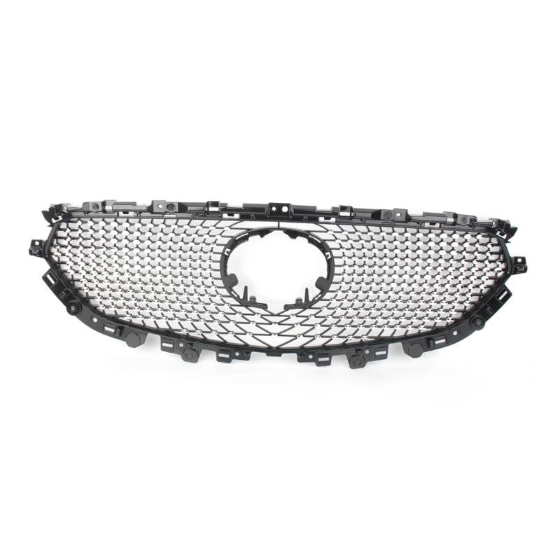 UTSKWD ABS-Auto-Renngrill, Frontstoßstangen-Netzgrill | Kompatibel mit Mazda CX-8 CX-5 KE KF 2017 2018 2019 2020 2021 CX5 CX8 17 18 19 20 21, Schwarz von UTSKWD