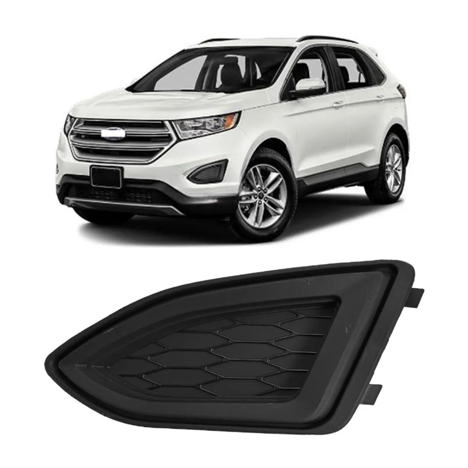 UTSKWD FT4Z-17B814-AB FO1038177 Linke vordere Stoßstange Nebelscheinwerferabdeckung Lampe ABS Kühlergrillblende, Kompatibel mit Ford Edge 2015 2016 2017 2018 UTSKWD FT4Z-17B814-AB FO1038177 Linke vordere Stoßstange Nebelscheinwerferabdeckung Lampe ABS Kühlergrillblende, Kompatibel mit Ford Edge 2015 2016 2017 2018 von UTSKWD