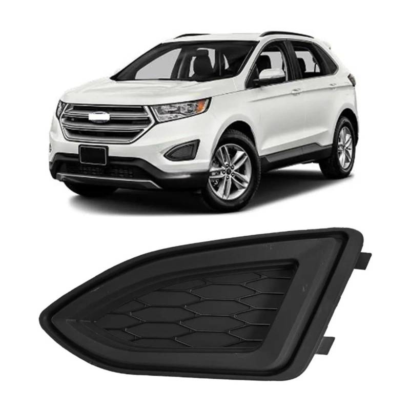 UTSKWD FT4Z-17B814-AB FO1038177 Linke vordere Stoßstange Nebelscheinwerferabdeckung Lampe ABS Kühlergrillblende, Kompatibel mit Ford Edge 2015 2016 2017 2018 von UTSKWD